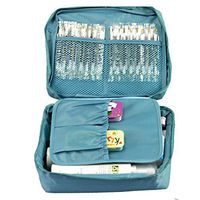 Outdoor Travel First Aid Kit Bag Home Small Medical Box Emergency Survival kit Treatment Outdoor Camping (SkyBlue)
