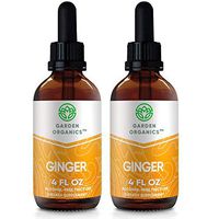 Garden Organics - Ginger Alcohol-Free Extract, Organic Ginger (Zingiber officinale) Dried Root (2x4 Fl Oz)