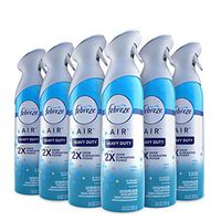 Febreze AIR Effects Air Freshener Heavy Duty Crisp Clean, 8.8 oz (Pack of 6)