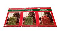 Giant Holiday Gift Bag 3 Pack 36 in x 44 in (Green & Red)