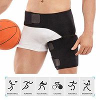 Interlink Groin Support Brace Hip Thigh Compression Stabilizer Belt Wrap Adjustable Hamstring Strap Sleeve for Sciatic Nerve Pain Relief Treatment Muscle Injury Recovery for Men Women