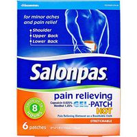 Salonpas Pain Relieving Gel-Patches Hot - 6 Ct, Pack of 6