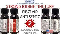 2 PACK - Humco strong iodine tincture 7% mild usp - 1 oz