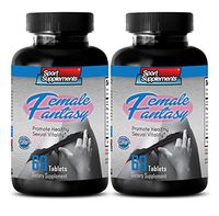 Supreme Herbal Supplement for Desire and Sex Drive - Female Fantasy 742mg - to Improve Women's Sexual Desire, Overall Satisfaction, Increases Sexual Flame (2 Bottles 138 Tablets)