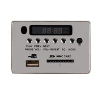 qiguch66 Wireless Bluetooth Audio Module,5/12V Car Wireless Bluetooth MP3 Decoder Module USB TF FM Radio Audio Board Silver 12V