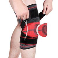 Fyore Knee Brace Compression Sleeve,Knee Braces for Men & Women with Side Stabilizers & Patella Gel Pads & Straps for Knee Support.Knee Sleeves for Meniscus Tear,Arthritis,Pain Relief,More Sports