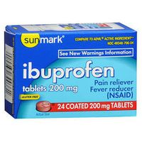 Sunmark Ibuprofen 200 mg Coated Tablets - 24 ct
