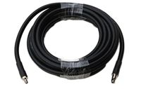 HzLabs RPSMA WiFi Antenna Extension Cable: 25ft(8M) Black Low Loss LMR400 Coax Cable