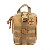 First Aid Bag Empty Tactical Medical Pouch EMT Emergency Survival Kit Outdoor Travel Molle Rip-Away EMT for IFAK Medical Multipurpose Waist Pack Military Utility kit,1