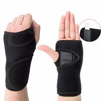 Fittoo Wrist Support Hand Palm Brace #1 Compression Sleeve Wrist Support Brace for Gym and Recovery from Pain, Sprains, Carpal Tunnel, Bursitis, Tendonitis, Arthritis - Single