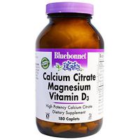 Bluebonnet Nutrition, Calcium Magnesium, 180 Tablets