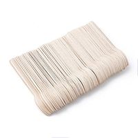 Disposable Wooden Spoons Biodegradable Wooden Cutlery Perfect for Crafts, Sugar Scrubs, Tasting and Sampling