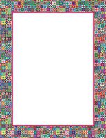 Geographics Art Mosaic Letterhead, 8.5"x11, 100/Pack (48447)