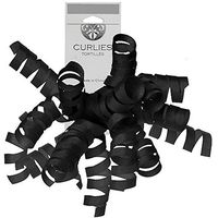 JAM PAPER Grosgrain Curly Gift Bows - Black - 120/Pack
