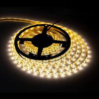 led strip lights warm white - 16.4ft led tape light 12 V DC SMD 3528 waterproof flexible lights strip including silicone fastener for boat, home, club, bar and outdoor( power adapter not included)