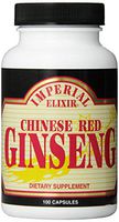 Imperial Elixir Chinese Red Ginseng, 100 Capsules