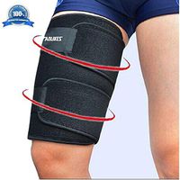 Mcolics Compression Thigh Recovery Sleeve for Hamstring Pain, Groin Pain, Quad Support - Guaranteed to Speed up Recovery & Relieve Pain and Soreness - Great for Running & All Sports! (1 Sleeve)