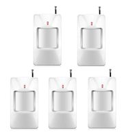iMeshbean Wireless GSM PSTN PIR Home Security Alarm Burglar System Auto Dialing DIY USA (5 PCS Motion Sensor 433 MHz)
