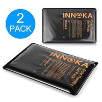 INNOKA Gel Ice Pack (Large: 10" x 14") (2-Piece Pack) Reusable Cold Therapy Packs for Pain Relief and forInjuries to Shoulder, Knee, Foot, Back, Ankle, Neck, Hip, Elbow, Arm, Muscle