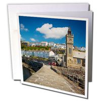 Waterfront Bickford-Smith Institute, Cornwall, England - Greeting Cards, 6 x 6 inches, set of 12 (gc_206296_2)