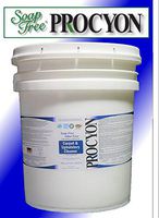 1 Each- 5 Gal. Pail (640 oz.)- Soap Free PROCYON Carpet & Upholstery Cleaner Concentrate. Will clean approximately 50,000 sq. ft. per each unit.