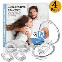 Latest Anti snoring Device Silicone Magnetic Anti Snore Nose Clip Effective-Easy Stop Snoring Solution Professional Sleeping Aid Relieve Snore for Men Women (4 pcs)