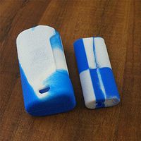 ModShield for Eleaf iCare Mini 320mAh & PCC 2300mAh Silicone Case ByJojo Cover Wrap Sleeve Shield (Blue/White Set)