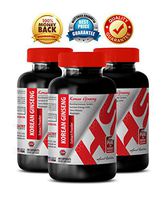 Immune System Booster Natural - Korean Ginseng 350MG - Premium Extract - Ginseng Extract - 3 Bottle (180 Capsules)