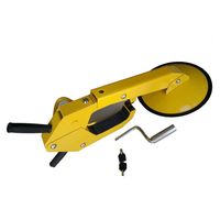 MOTORHOT Heavy Duty Steel Wheel Lock Clamp Parking Boot Tire Claw Auto Car Truck ATV RV Anti-Theft Towing Security Device with 2 Keys