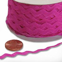 Paper Mart Fuchsia RIC Rac Trim - 5 mm x 25 yd