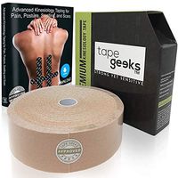 TapeGeeks Kinesiology Sports Tape (Beige, Bulk 2 inch x 115 feet)