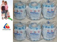 Andover CO-Flex NL 3"x5Yds Trucks and Cars On Light Blue 6-Pack Cohesive Flexible Elastic Latex Free Bandage Compression Self Adherent Wrap for Kids Children Animals Pets Cats Dogs Horses 5300CT