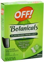 Off! Botanicals Plant-based Repellant Towelettes (Pack of Six)