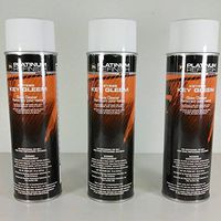 6 Cans of Platinum Refinish Glass Cleaner