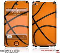 iPod Touch 4G Decal Style Skin - Basketball