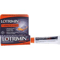 Lotrimin AF Cream for Athlete's Foot, Clotrimazole 1% Antifungal Treatment, Clinically Proven Effective Antifungal Treatment of Most AF, Jock Itch and Ringworm, Cream.42 Ounce (12 Grams)