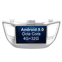 SYGAV Car Radio for 2016-2017 Hyundai Tucson with Factory Backup Camera or Navigation System Stereo GPS Navigation 9 Inch Touch Screen Android 9.0 Head Unit