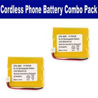 AT&T-Lucent 9353 Cordless Phone Combo-Pack Includes: 2 x EM-CPB-400D Batteries