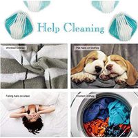 Lint Remover Washing Balls-Reusable Washing Balls Plastic Dryer Balls Magic Hair Fur Removal Laundry Balls (12 Pack)