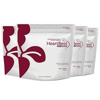 4 Bags of HeartBeet Complete - Natural Beetroot Powder Formula for Blood Pressure, Cholesterol, and Circulation w/L-arginine, L-citrulline, CoQ10 & Turmeric. 30 Stick Packs in Ea. Bag.