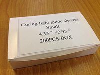 Hot Sale and Widely Used Dental Disposable Sleeves Plastic Covers for 9-11mm LED Light Curing Tips with 200pcs/box Sold by Oubo Dental