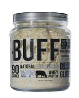 Natural Unflavored Buff Whey Protein Powder from JBN. Instantized with Sunflower Lecithin, 90 Calories, 16g of Protein per Serving, Highly Bioavailable, Soy-Free, Gluten-Free, 25 Servings (422 Grams)