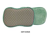 A&H SOFT-SCRUB Microfiber Cleaning Sponges, (2 Pads)