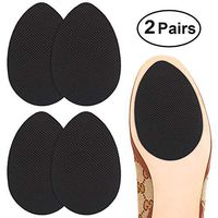 Dr. Shoesert Non-Slip Shoes Pads Adhesive Shoe Sole Protectors, High Heels Anti-Slip Shoe Grips (Black)