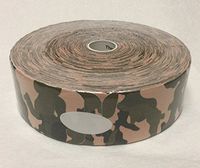 Therapist’s Choice® Kinesiology Tape, 2"x105' PRE-Cut Bulk Roll, PRE-Cut into Easy-to-Apply 10 inch Strips (Camo)