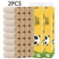 GPFDM Bamboo 4-Ply Bathroom Tissue,32Rolls, Ecofriendly,100 Percent Biodegradable & Sustainable, Hypoallergenic, Ultra Absorbent Velvety Soft