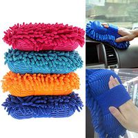 Microfiber Chenille Car Vehicle Care Washing Brush Sponge Cleaner Cleaning Glove