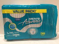 Men's Assurance Underwear Value Pack 36 Count (1 Pack)