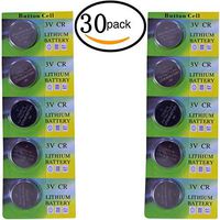 CR2016 Lithium 3V Coin Cell Battery CR 2016 Batteries 3 Volt Button Cell Lithium for Toys Calculators Watches Used in Most Electronic Devices (30 Pack)