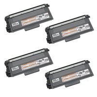 Amsahr TN750 Compatible Replacement Toner Cartridge for Brother DCP-8110DN, 8150DN, 4 Pack, Black Color